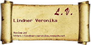 Lindner Veronika névjegykártya